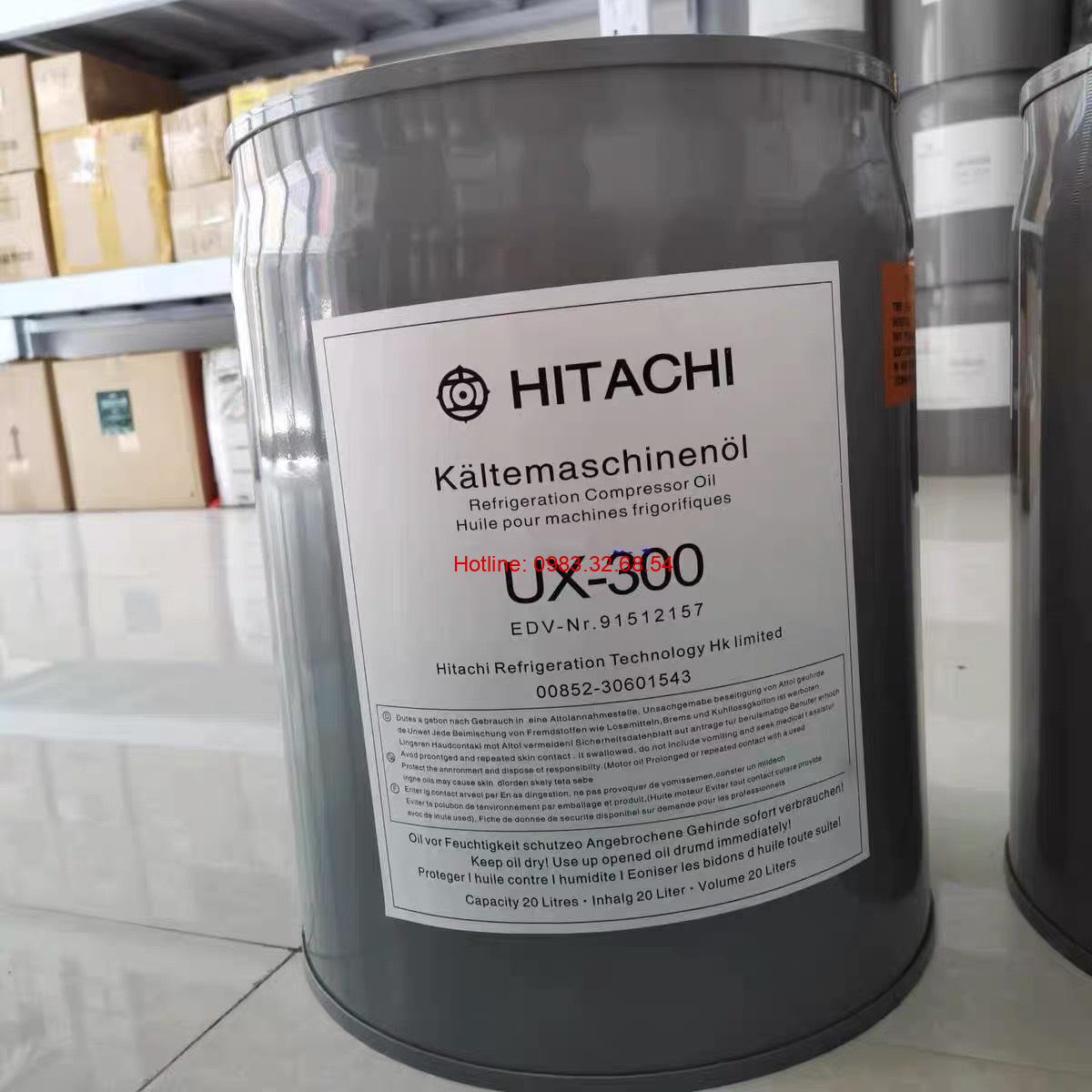 Dầu máy lạnh trung tâm Hitachi UX-300 2